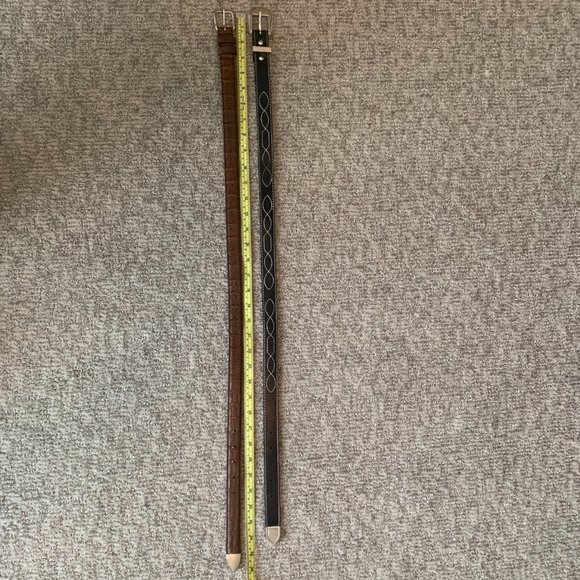 2/$20 Bundle of 2 belts - one black, one brown - Picture 2 of 7